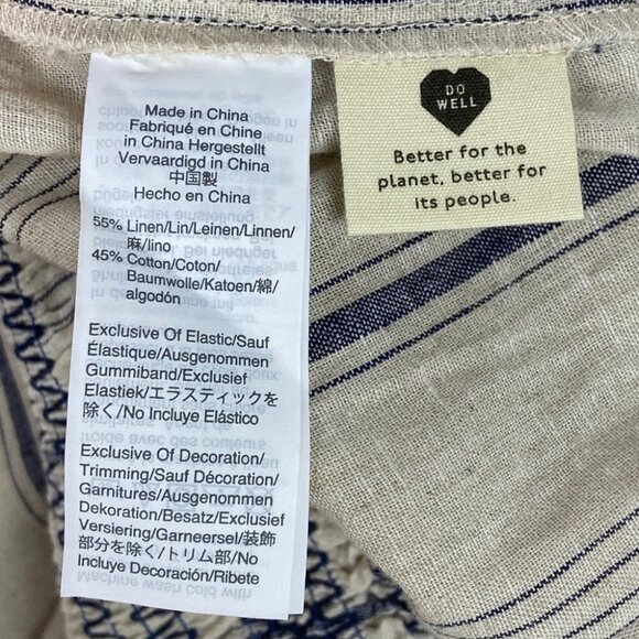 NWT Madewell Smocked Linen Jumpsuit Pockets 2020 New With Tags Size Small Boho S - Picture 7 of 16